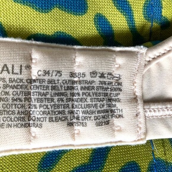 NEW! BALI 34C 3385 PASSION FOR COMFORT MINIMIZER BRA - NWOT! - Picture 3 of 4